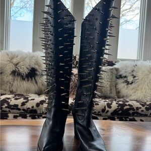 Wicked Memories Spiked Cowboy Boots